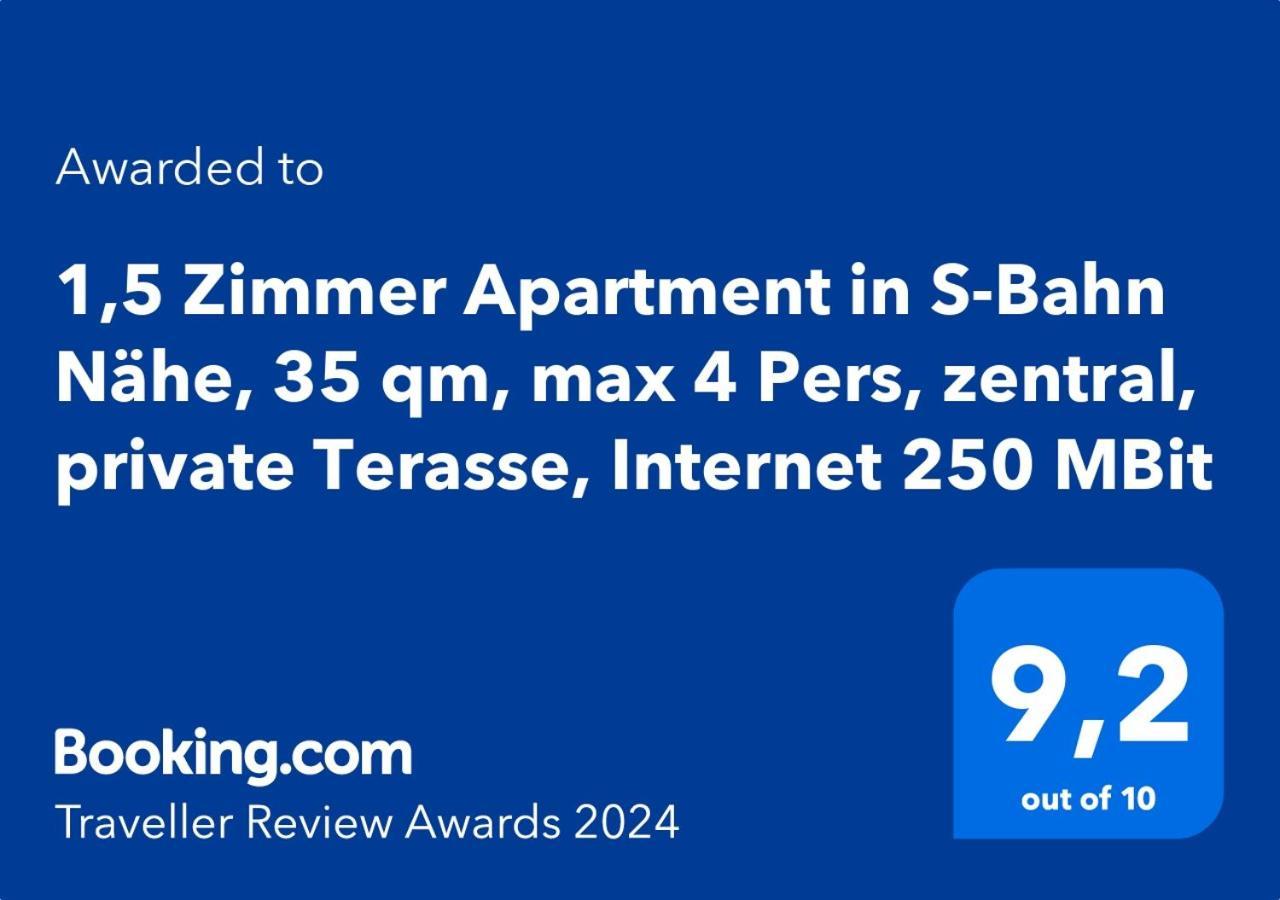 1,5 Zimmer Apartment In S-Bahn Naehe, 35 Qm, Max 4 Pers, Zentral, Private Terasse, Internet 250 Mbit Gaertringen Exterior photo